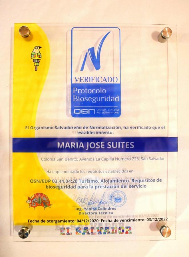 Maria Jose Suites San Salvador Buitenkant foto
